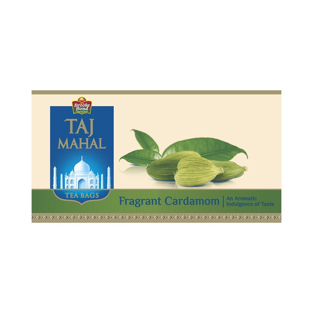 Taj Mahal Fragrant Cardamom Tea Bags Image