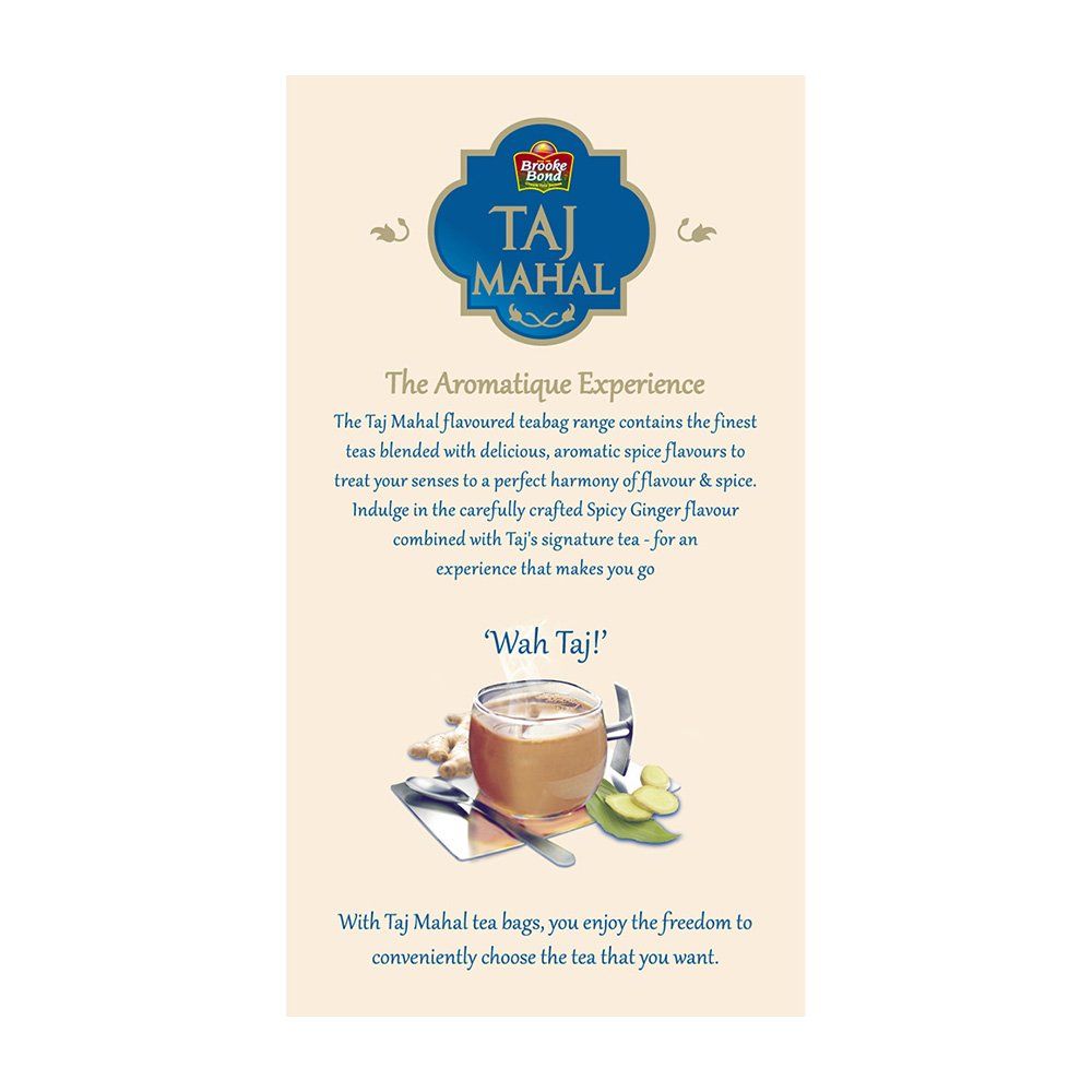 Taj Mahal Spicy Ginger Tea Bags Image
