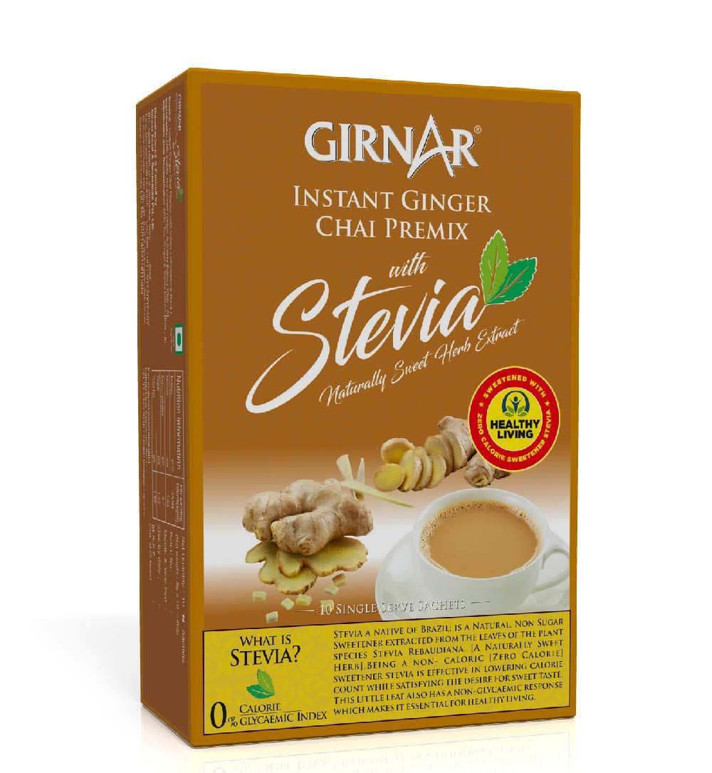 Girnar Instant Ginger Chai Premix With Stevia Image