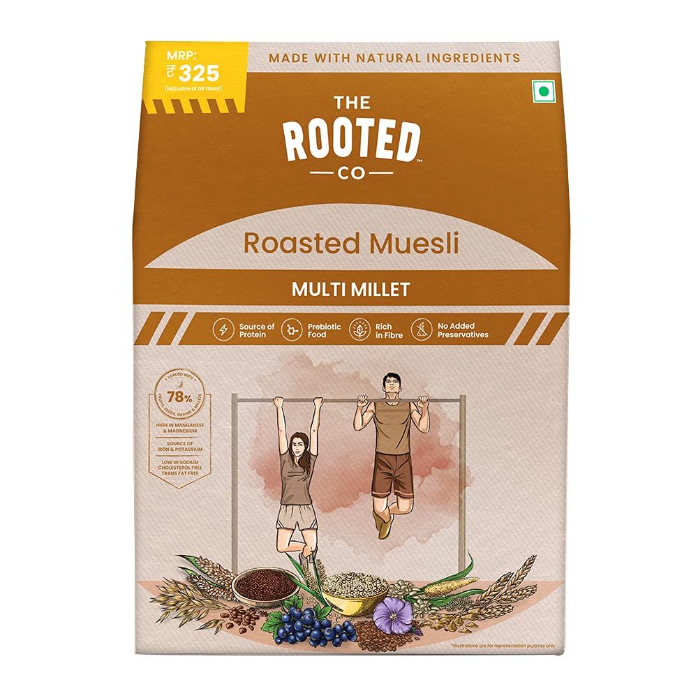 The Rooted Co Roasted Multi Millet Muesli Image