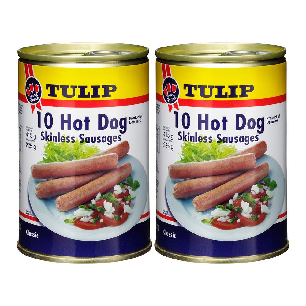 Tulip 10 Hot Dog Skinless Sausages Image