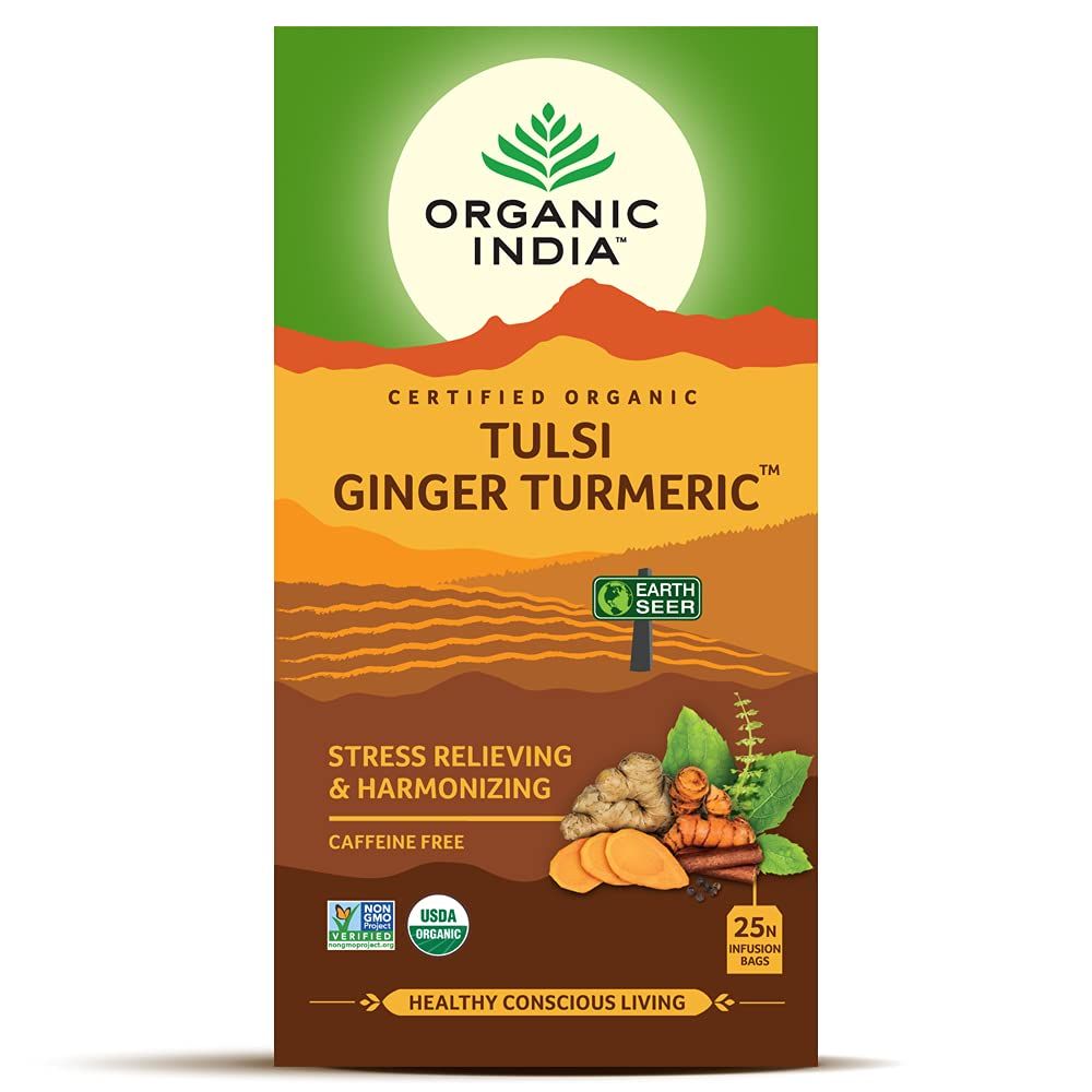 Organic India Tulsi Ginger Turmeric Image