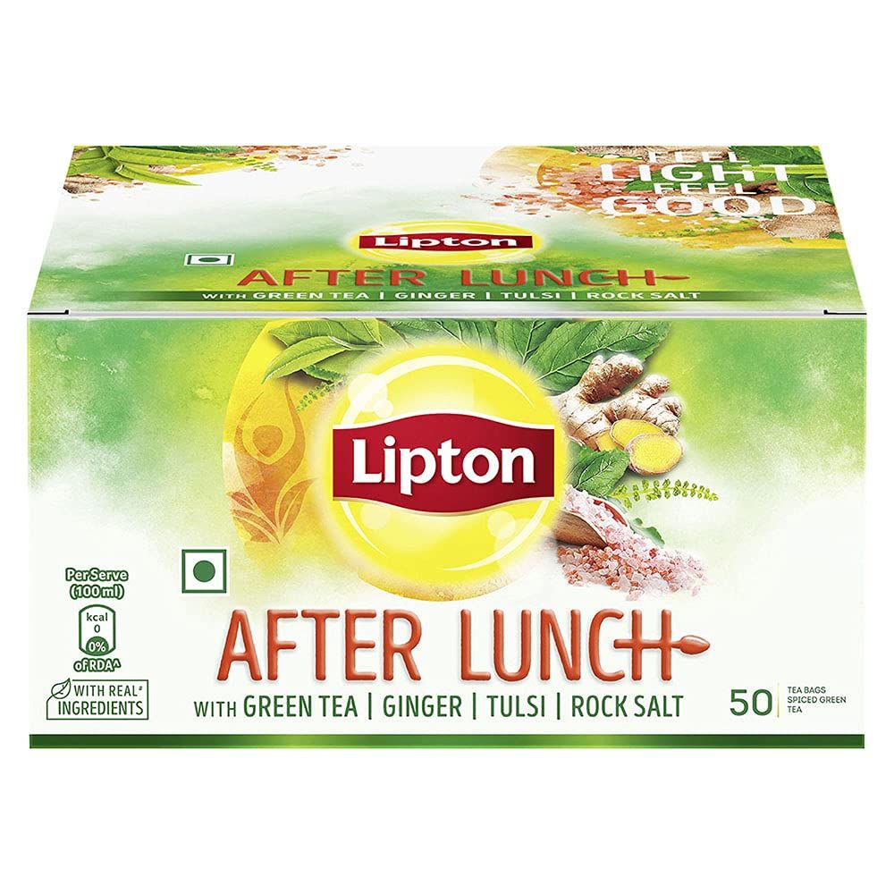 Lipton After Lunch With Green Tea Ginger, Tulsi, Rock Salt Image