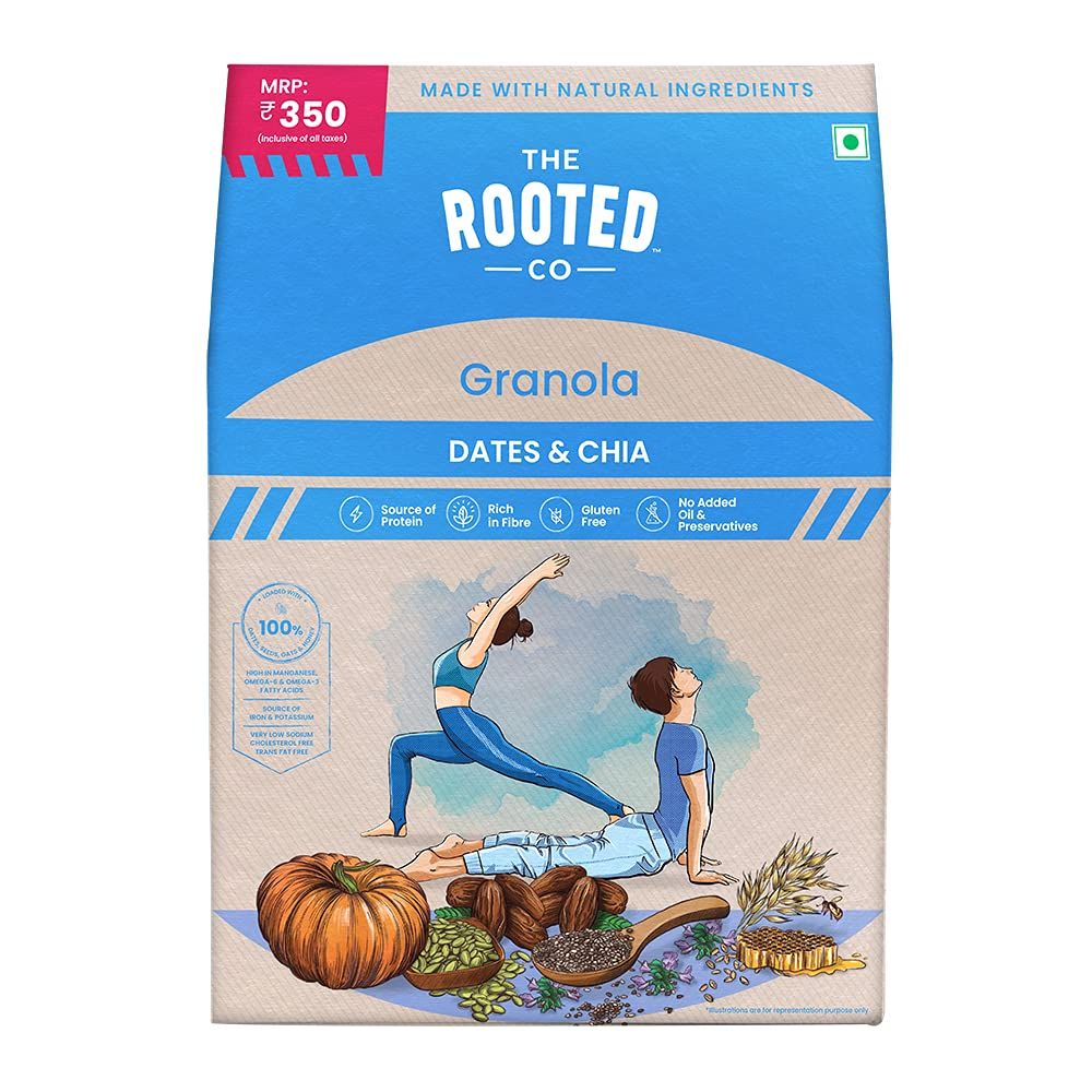 The Rooted Co Dates & Chia Granola Image