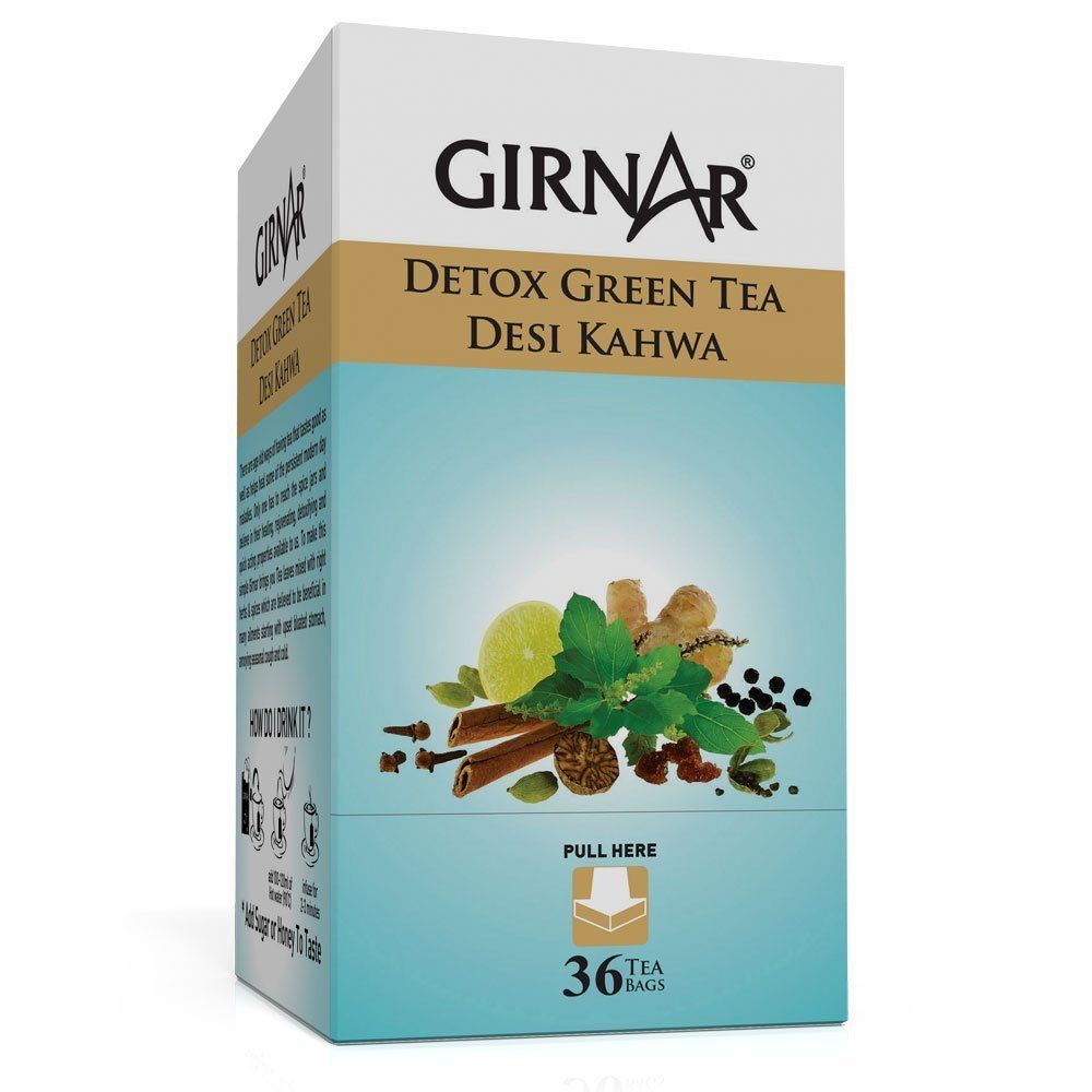 Girnar Detox Desi Kahwa Tea Bag Image