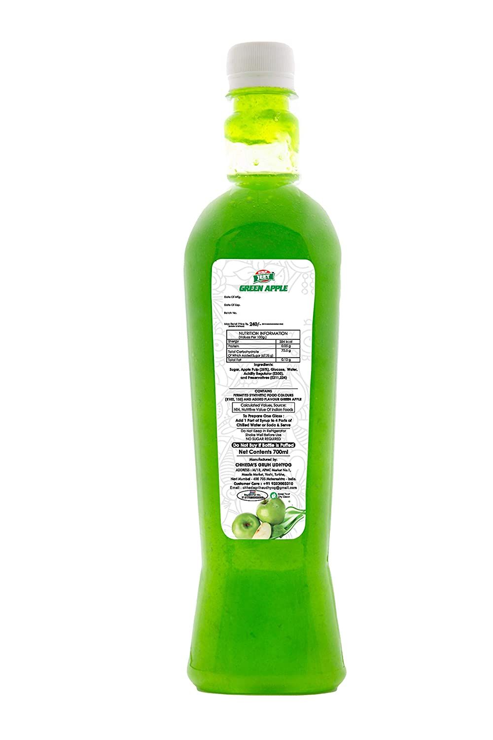 JEET Green Apple Syrup Image
