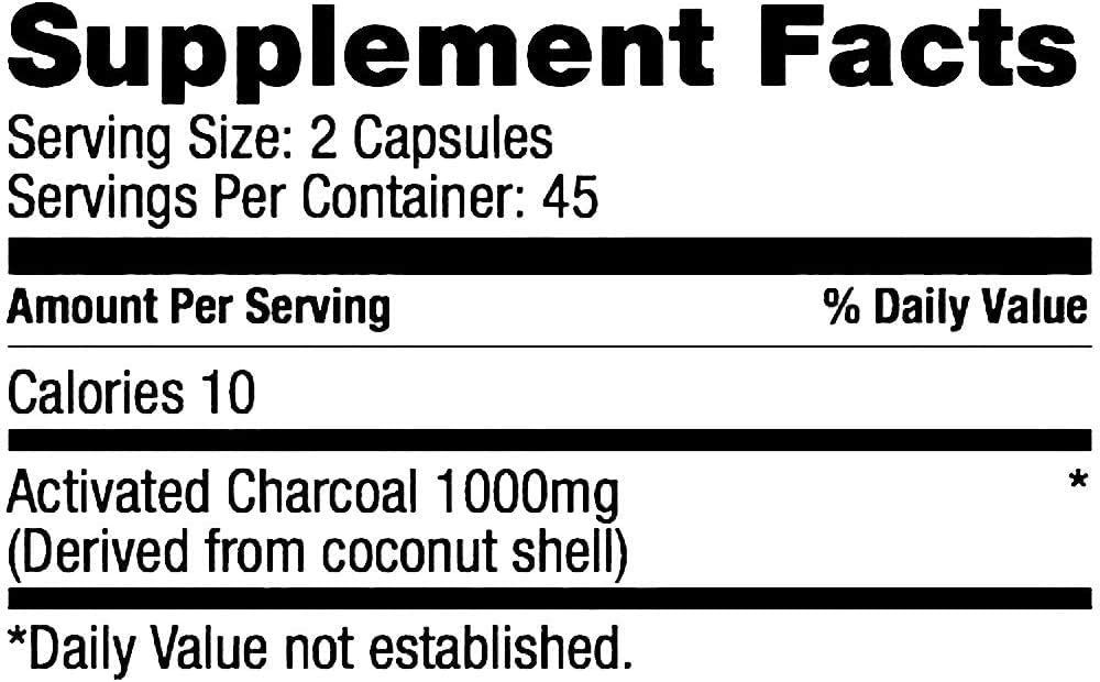 Bulletproof Upgraded Coconut Charcoal Capsules Image