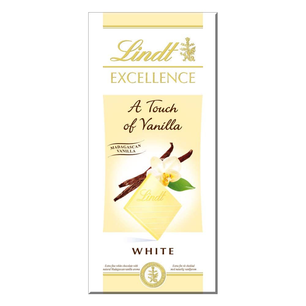 Lindt Excellence Madagascan Vanilla White Chocolate Image