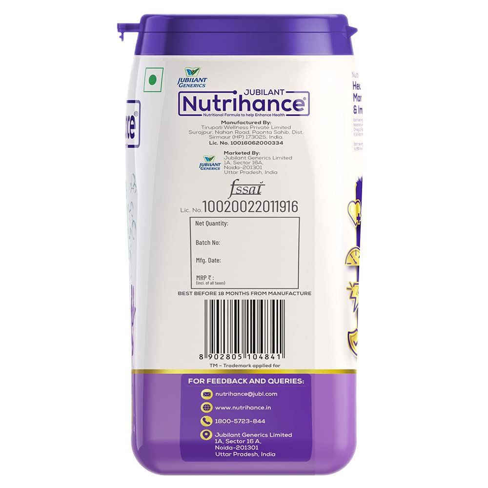 Jubilant Nutrihance Complete Nutritional Drink Vanilla Flavour Image