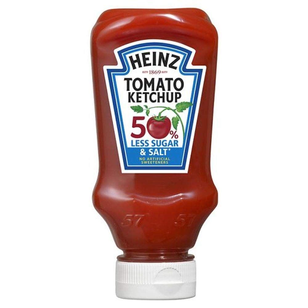 Heinz Tomato Ketchup 50% Less Sugar and Salt Image
