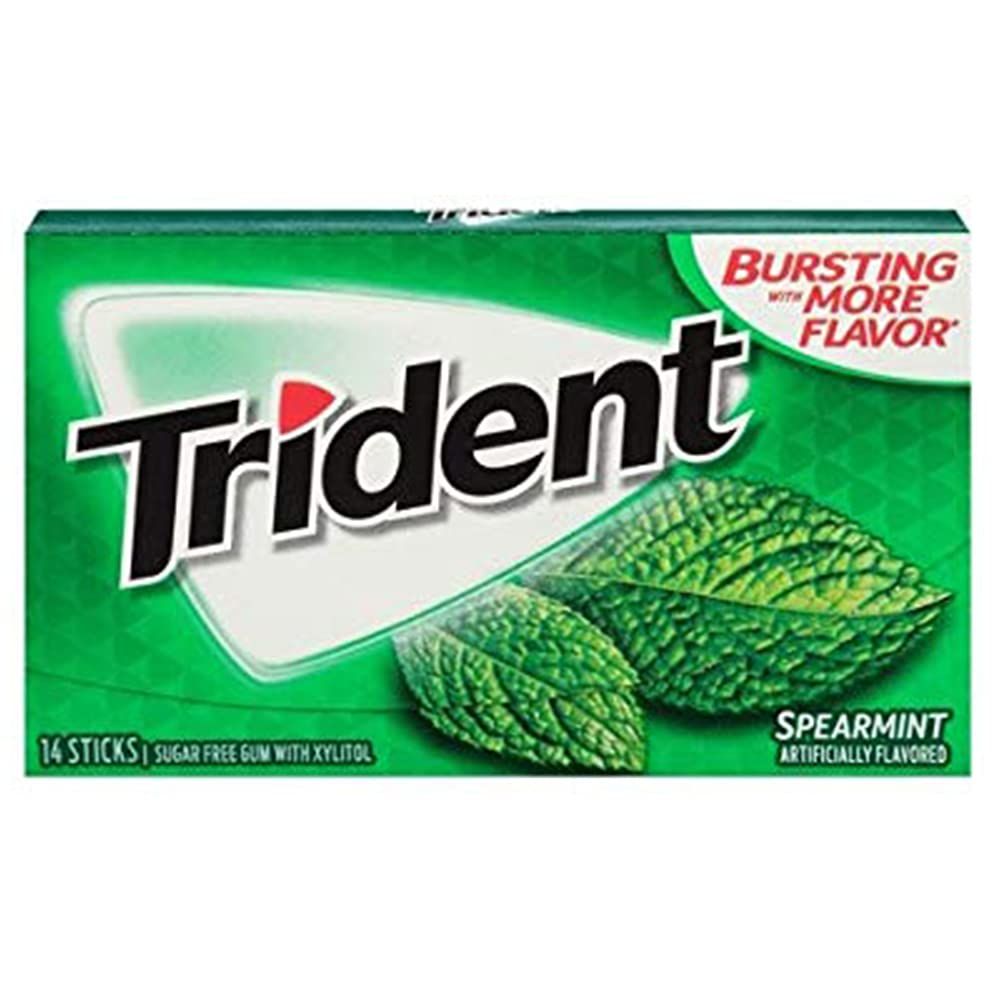 Trident Spearmint Gum Image