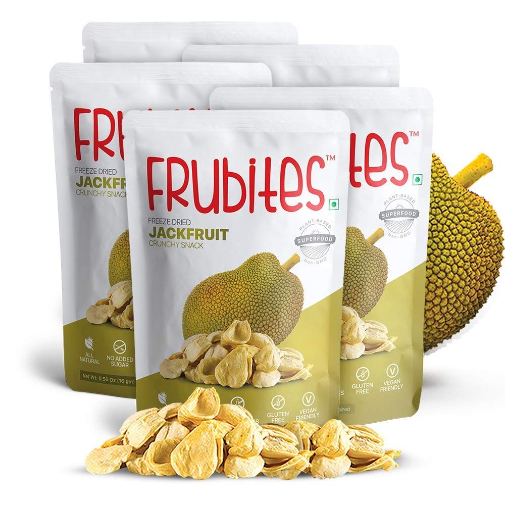 Frubites Combo of Freeze Dried Crunchy Jackfruit Snacks Image