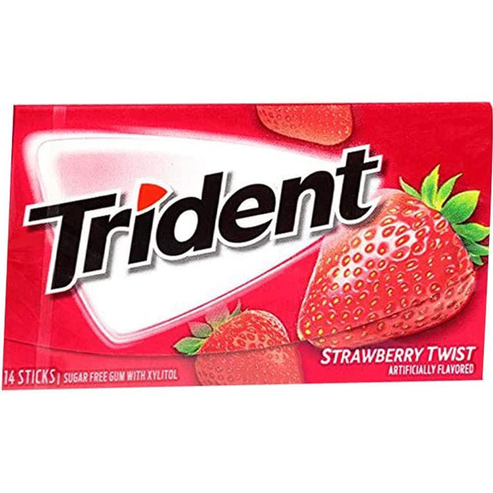 Trident Strawberry Twist Sugar Free Gum Image