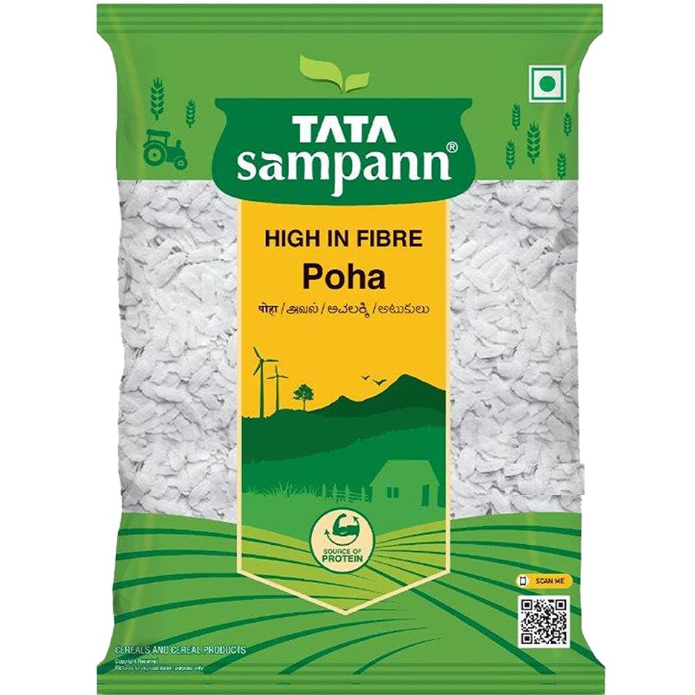 Tata Sampan High In Fibre White Thick Poha Image