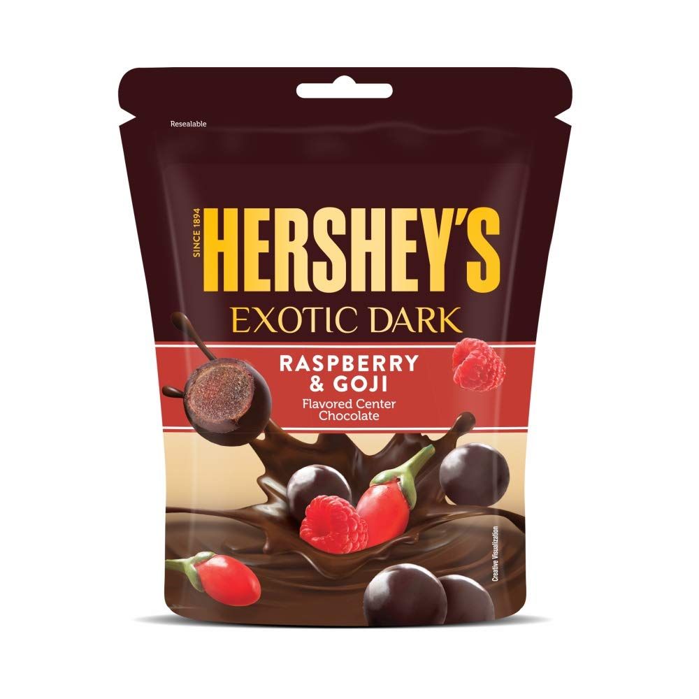 Hershey's Exotic Dark Raspberry & Goji Chocolate Image