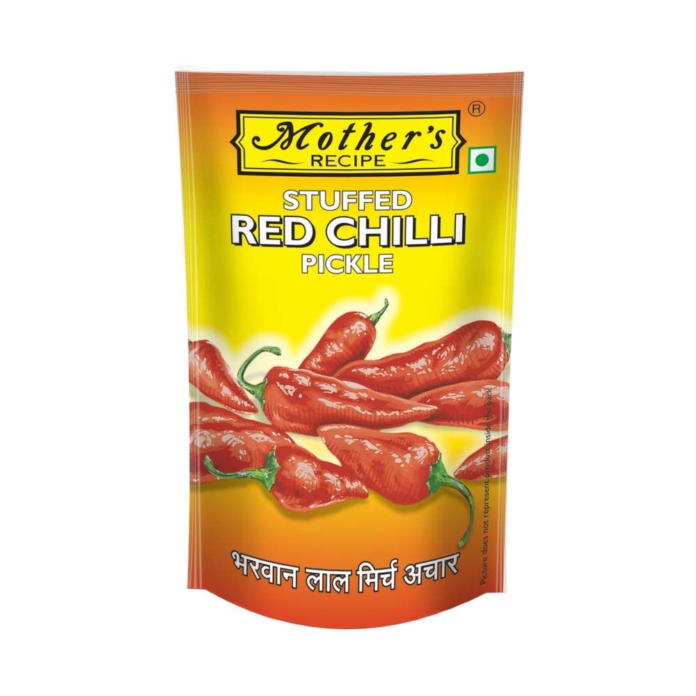 Mother's Recipe Red Stuffed Chilli Pickle Image