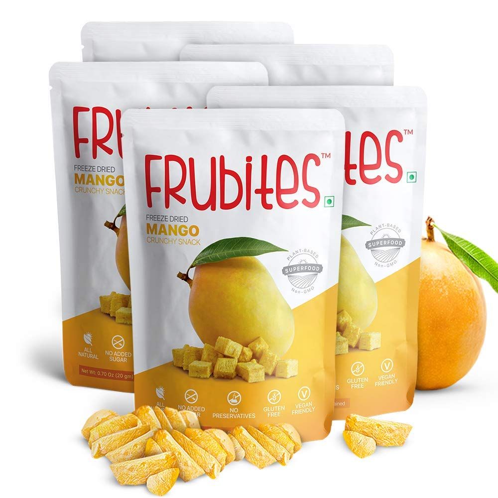 Frubites Combo of Freeze Dried Crunchy Mango Snacks Image