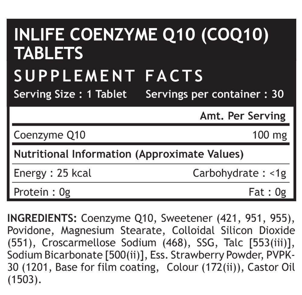 Inlife Coenzyme Q10 CoQ10 Image