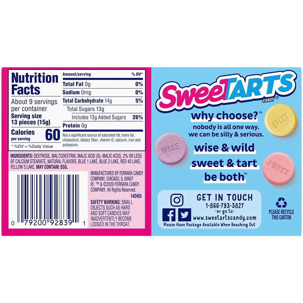 Wonka Sweetarts Original Candy Image