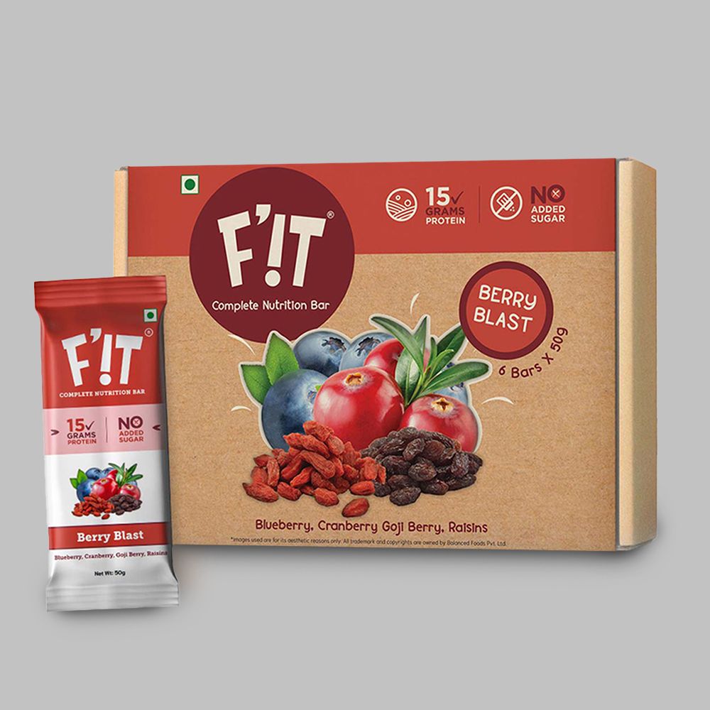 F'it Berry Blast Nutrition Bar Image