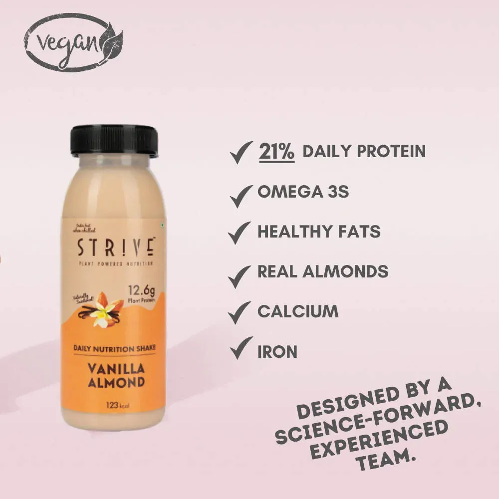 STRIVE Protein Shake - Creamy Vanilla Almond  Image