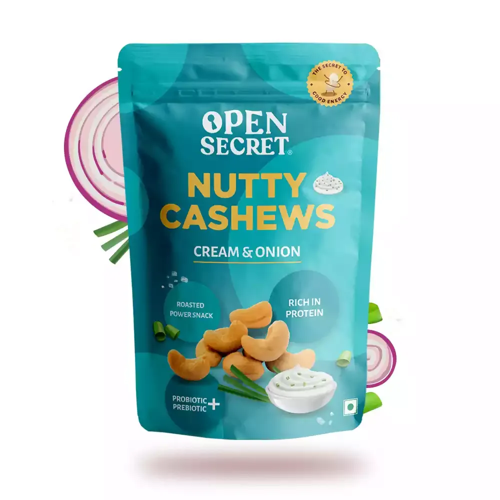 Open Secret Cream and Onion Nutty Cashews Image