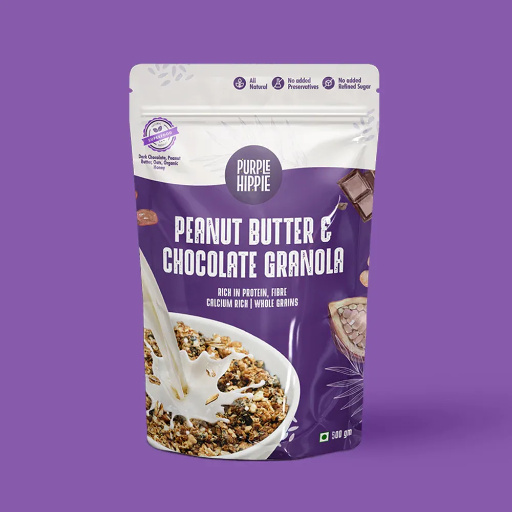 Purple Hippie Peanut Butter & Chocolate Granola Image