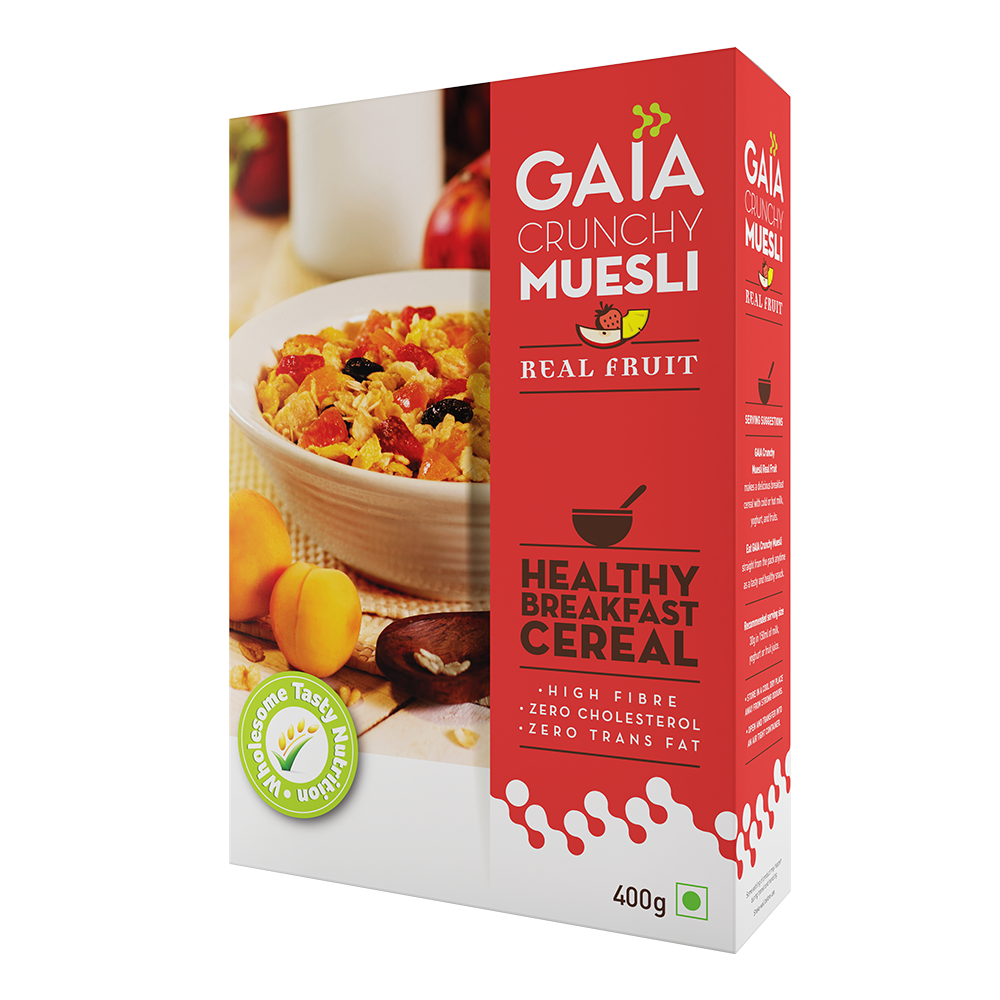 Gaia Crunchy Muesli – Real Fruit Image