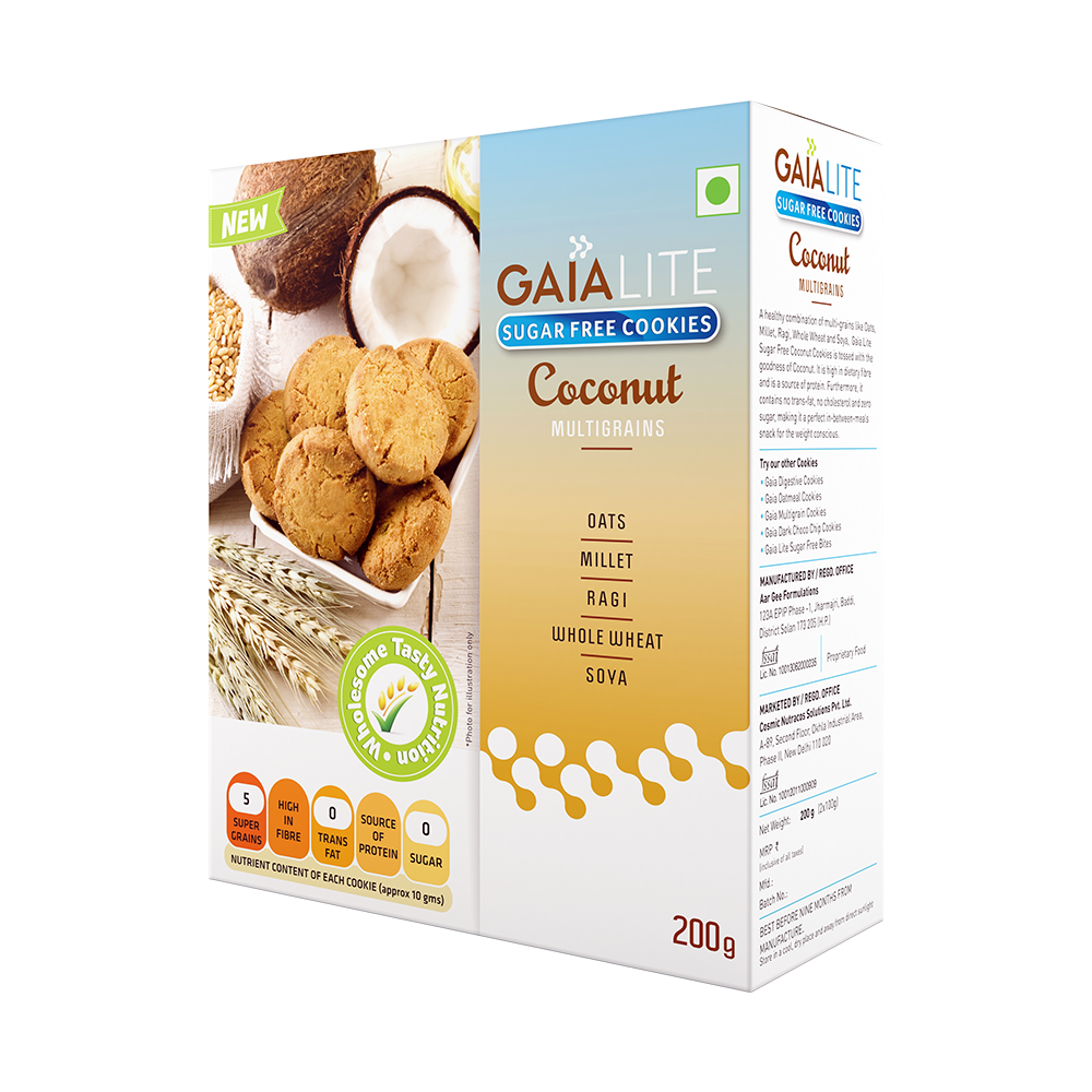 Gaia Lite Sugarfree Coconut Cookies Image