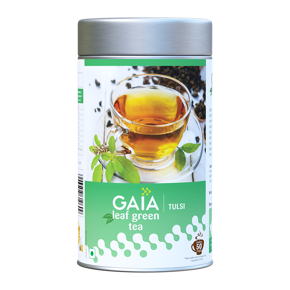 Gaia Leaf Green Tea – Tulsi Image
