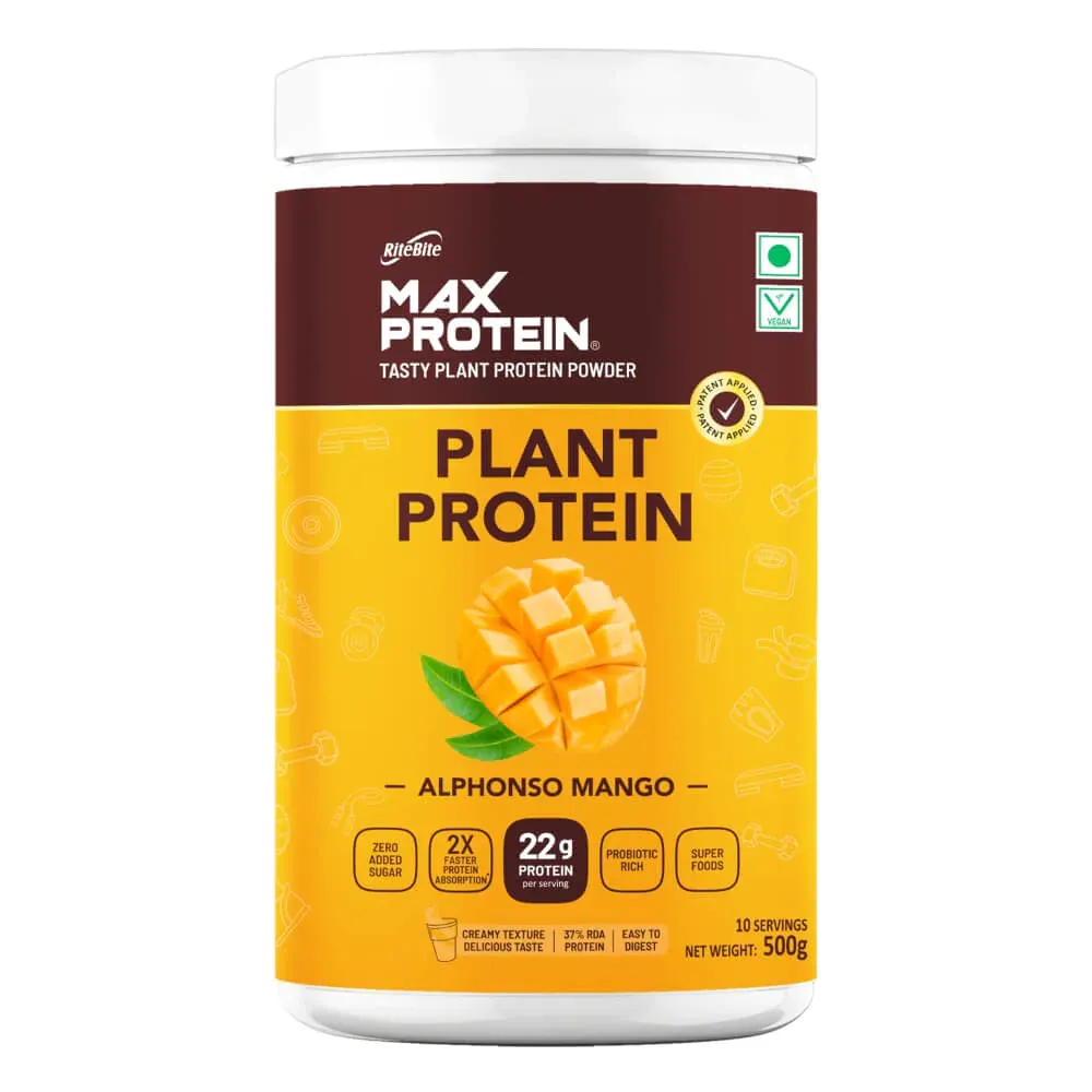 Max Protein Plant Protein with Alphonso Mango Flavour  Image