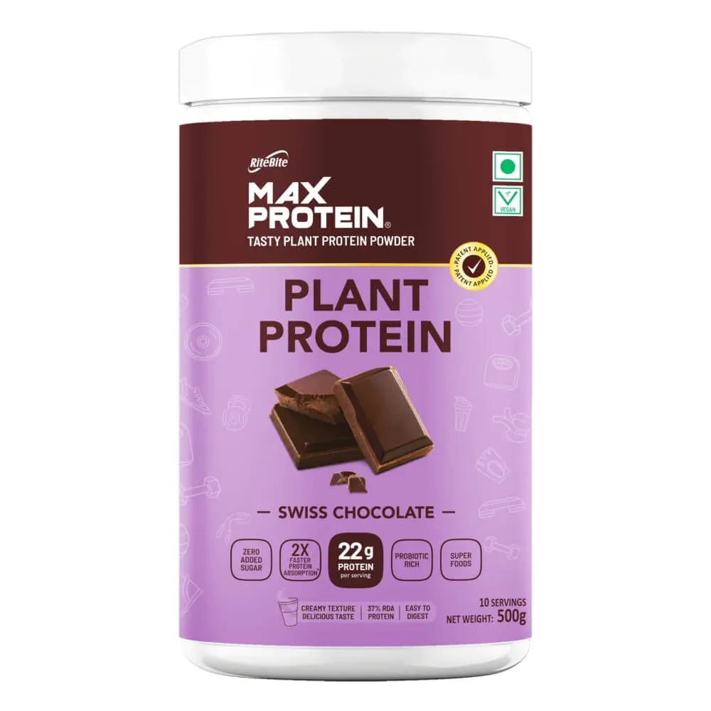 Max Protein Plant Protein Powder Swiss Chocolate Image