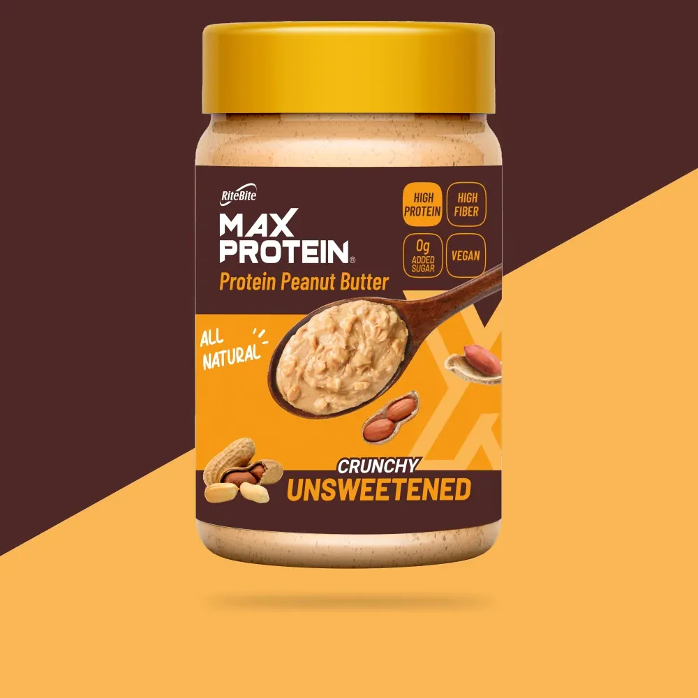 Max Protein Protein Peanut Butter Crunchy Unsweetened Image