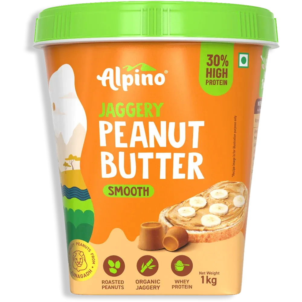 Alpino Smooth High Protein Jaggery Peanut Butter