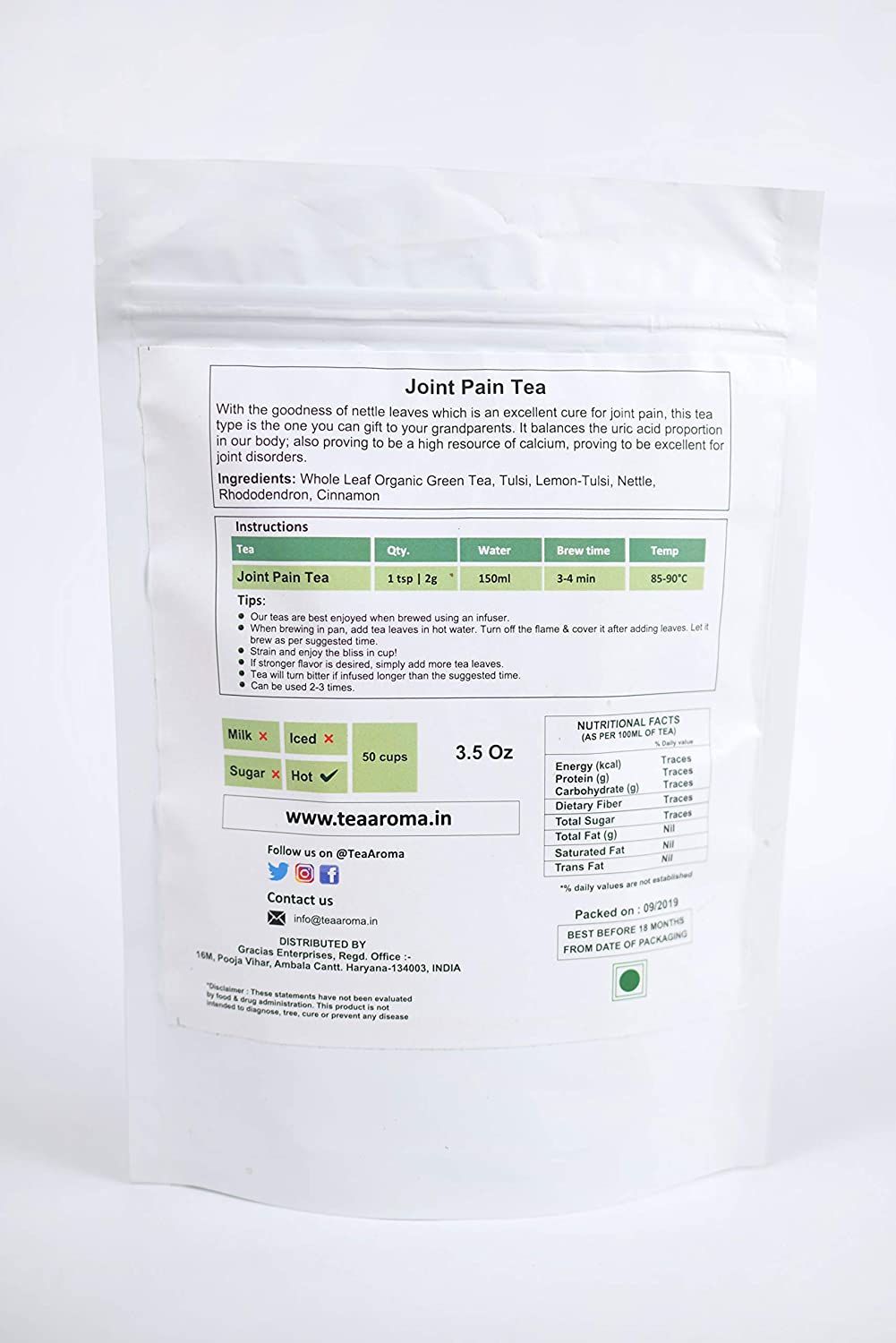 Tea Aroma Joint Pain Tea Image