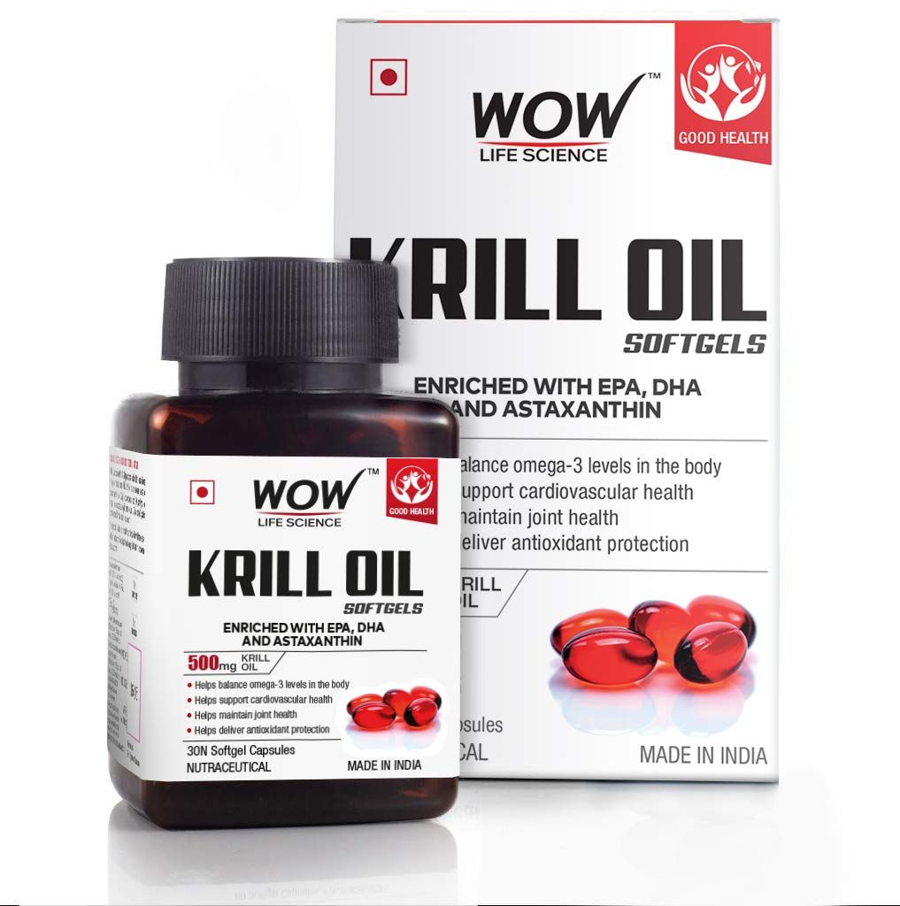 WOW Life Science Krill Oil Softgels Image