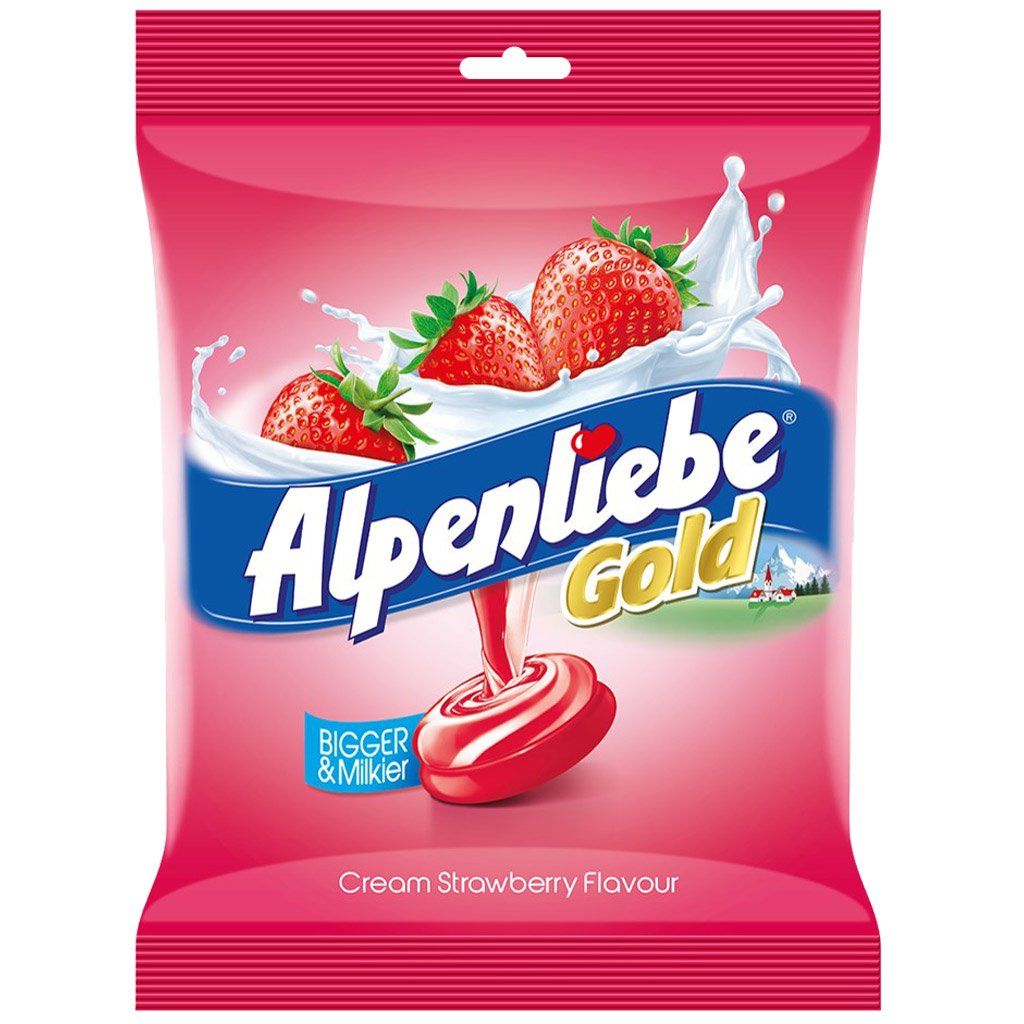 Alpenlibe Gold Strawberry Candy Image