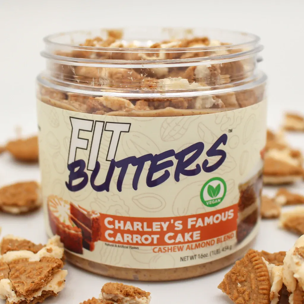 Fit Butter Charley's Famous Carrot Cake Cashew Almond Butter (Vegan) Image