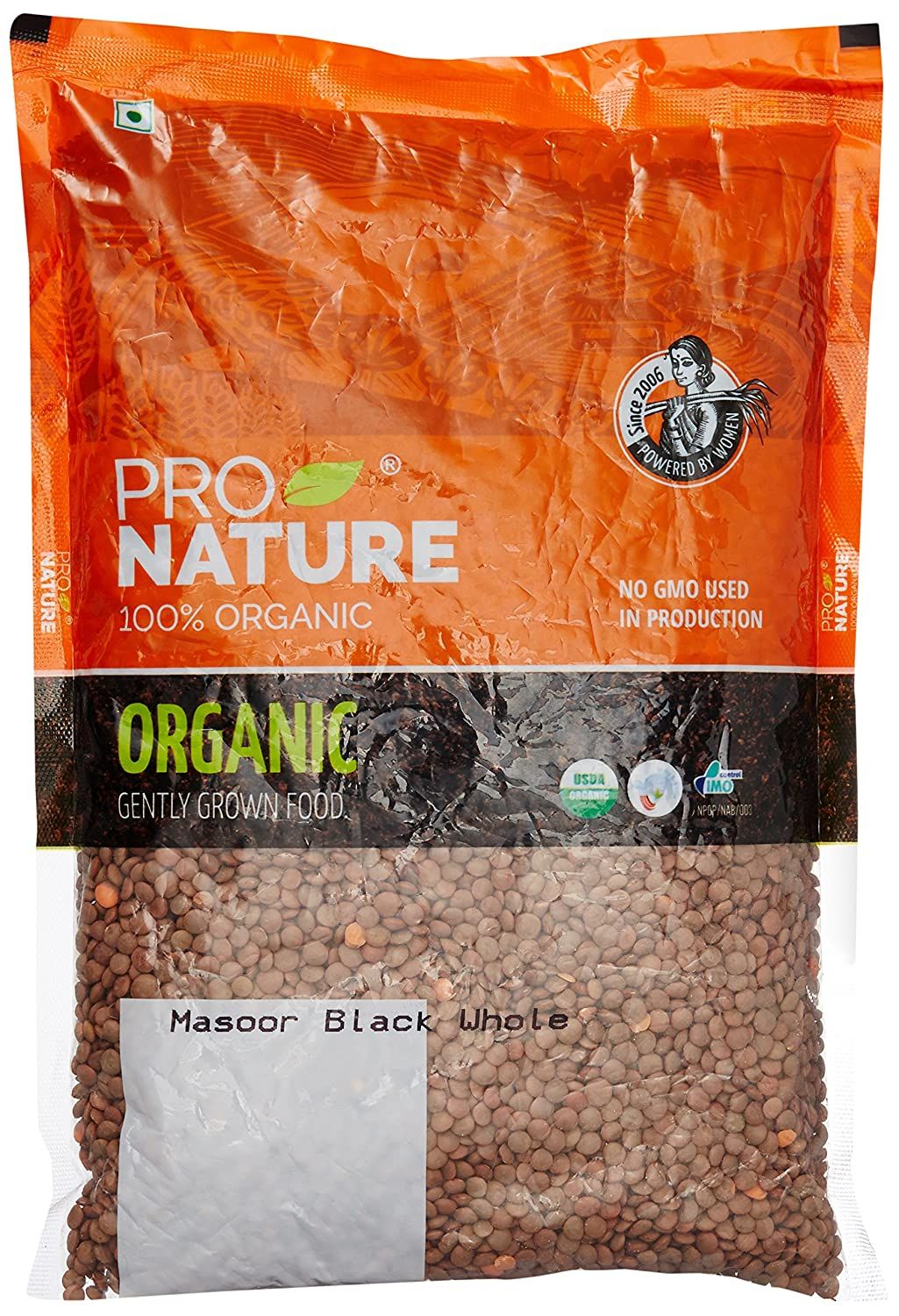 Pro Nature 100% Organic Masoor Black Whole Image
