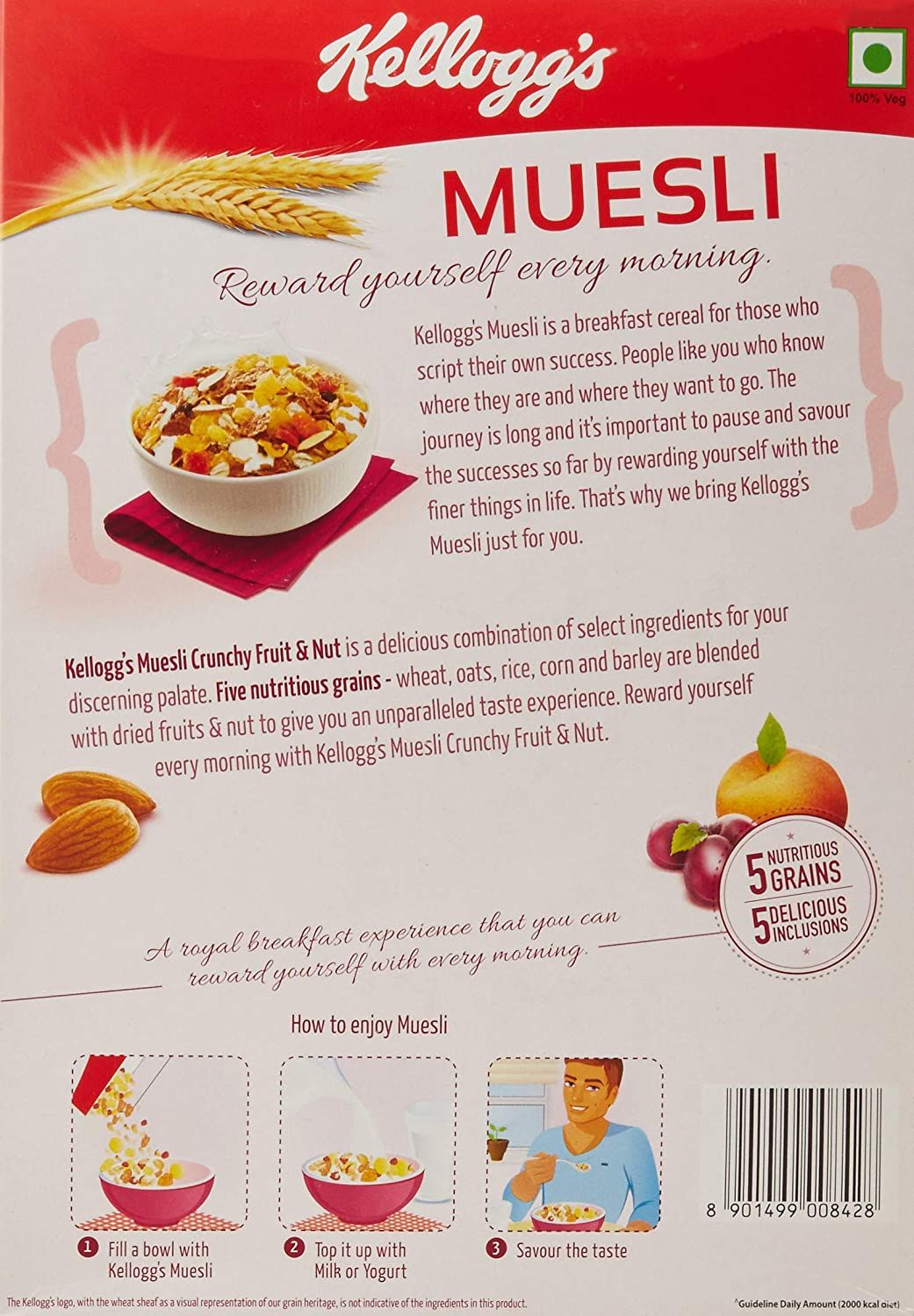 Kellogg's Muesli Crunchy Fruit & Nut Image