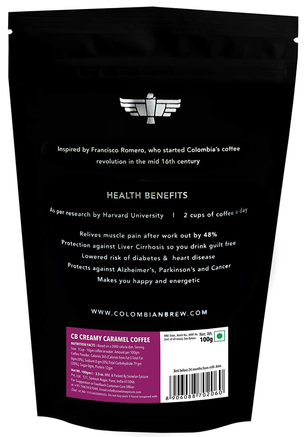 Colombian Brew Creamy Caramel Instant Coffee Powder Image