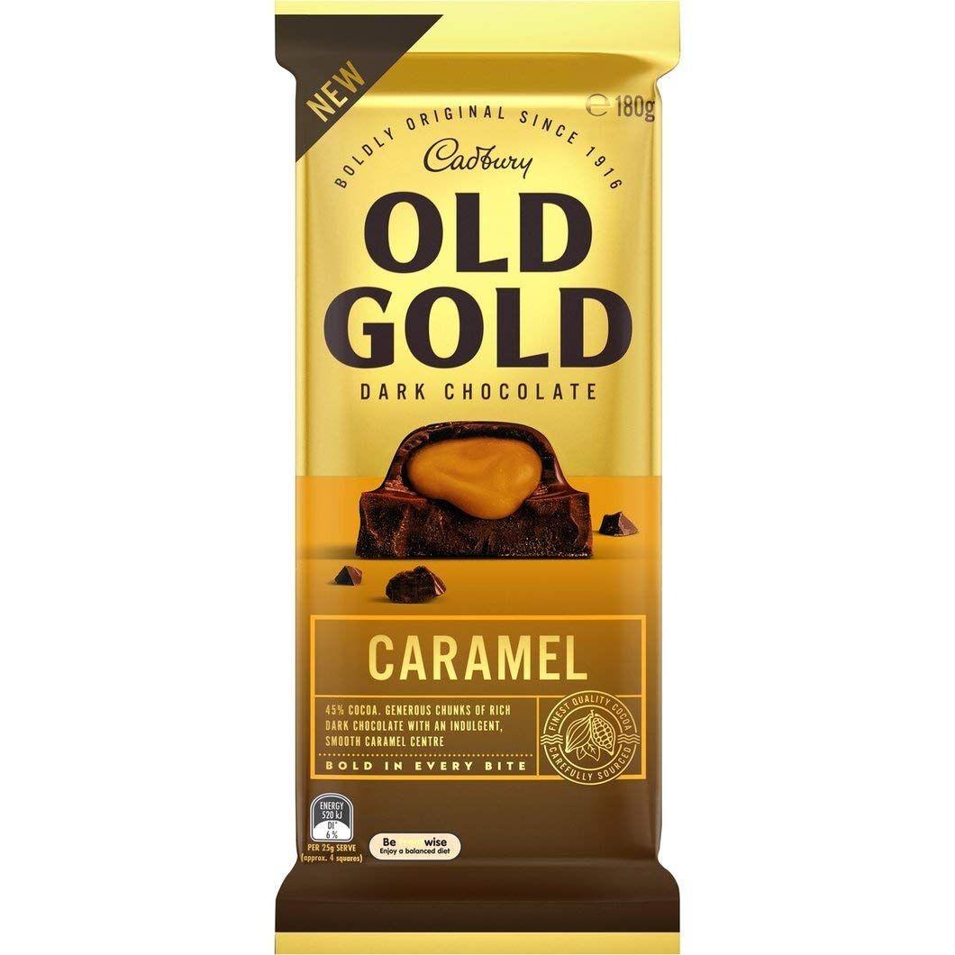 Cadbury Old Gold Dark Chocolate Caramel Image