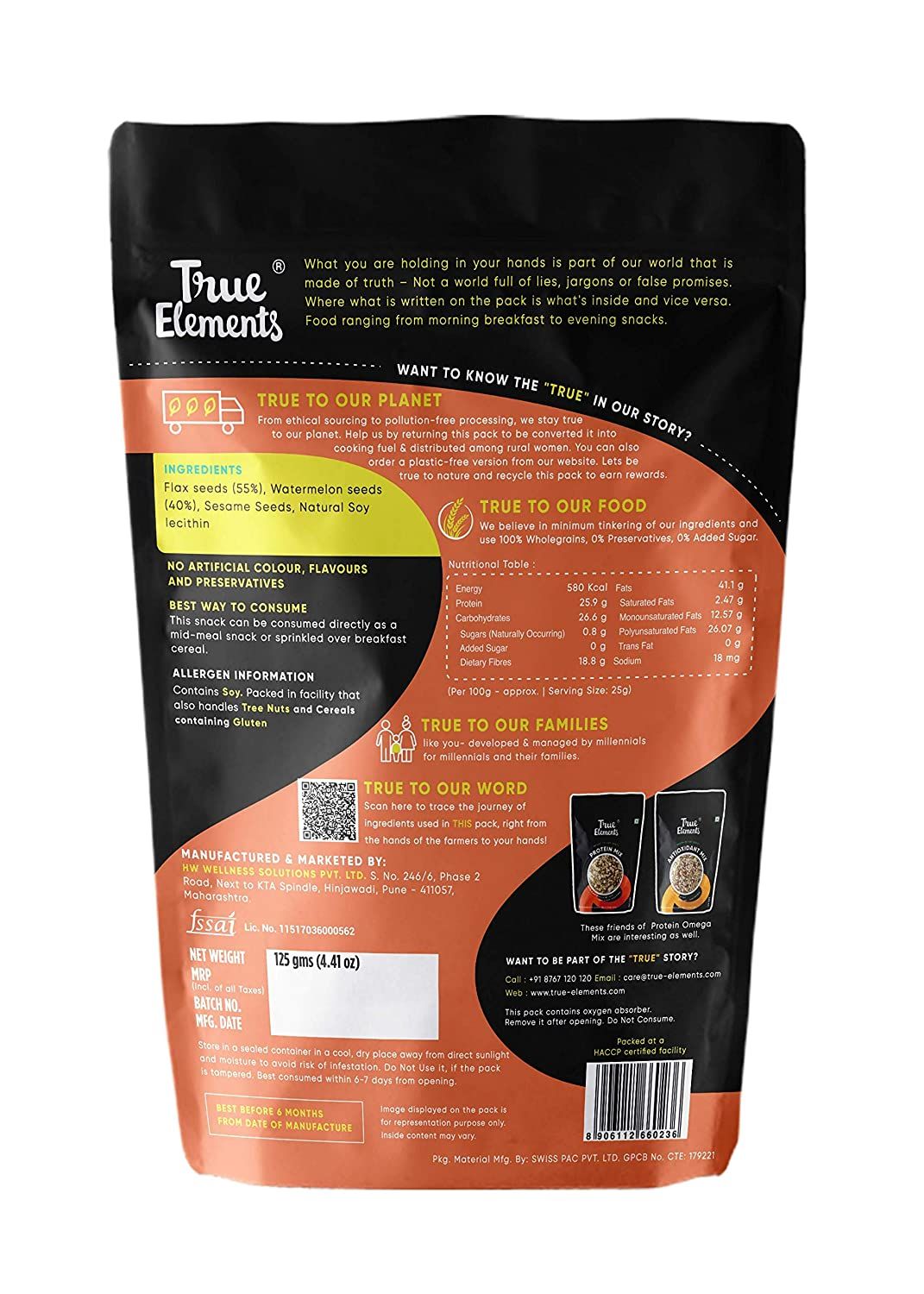 True Elements Protein Omega Mix Image