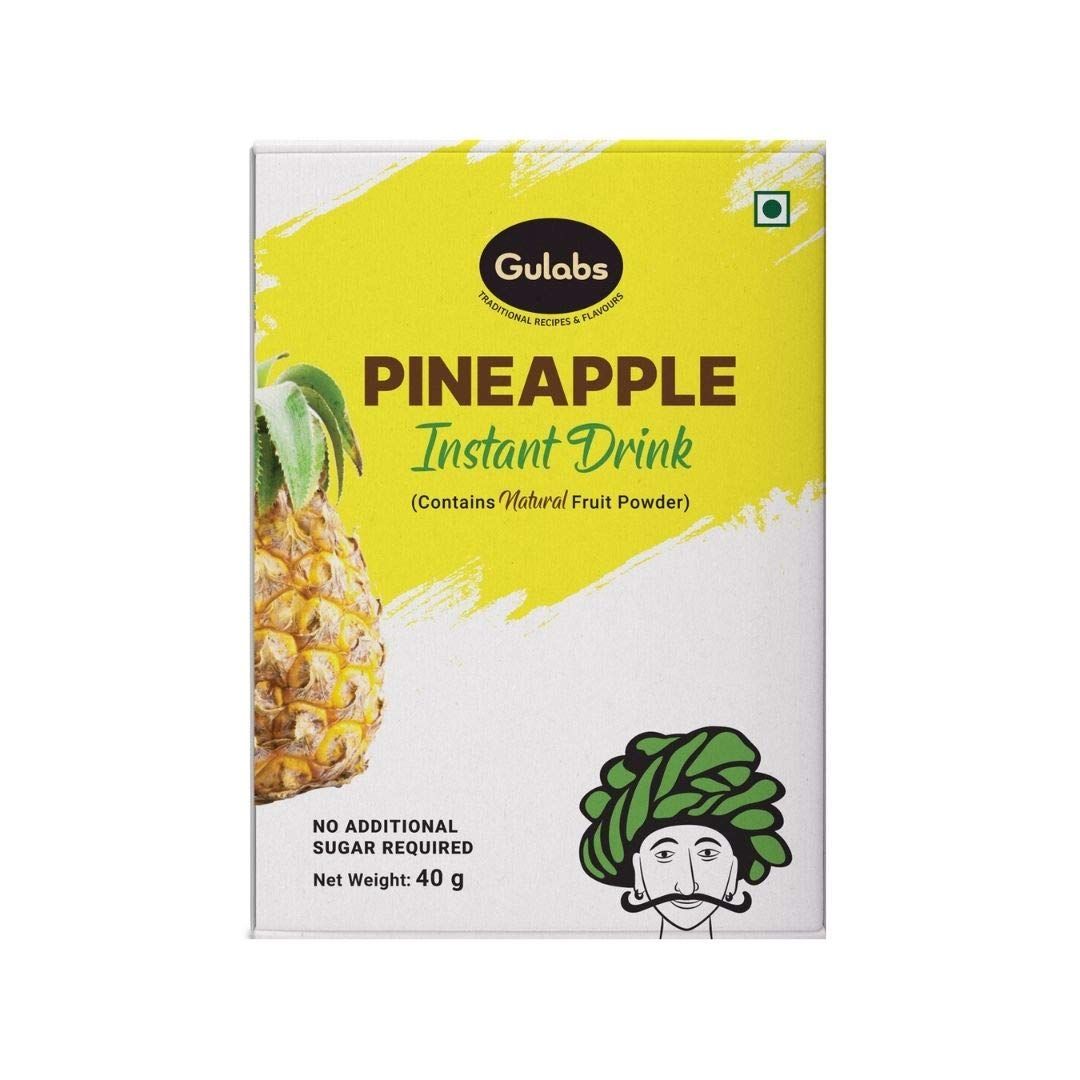 Gulabs Pineapple Instant Drink Mix Image