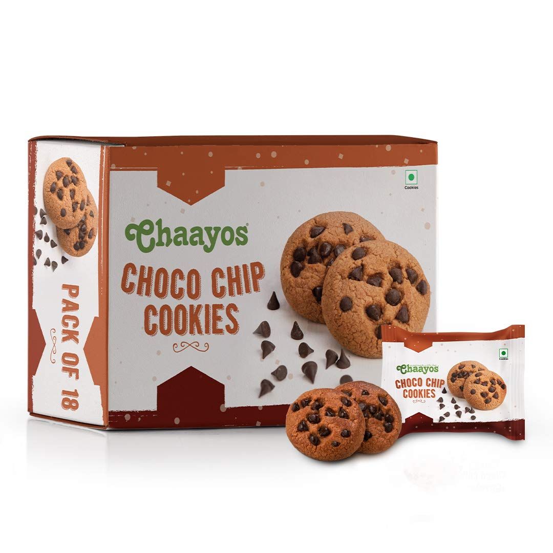 Chaayos Chai Time Snacks - Premium Chocochip Cookies Image