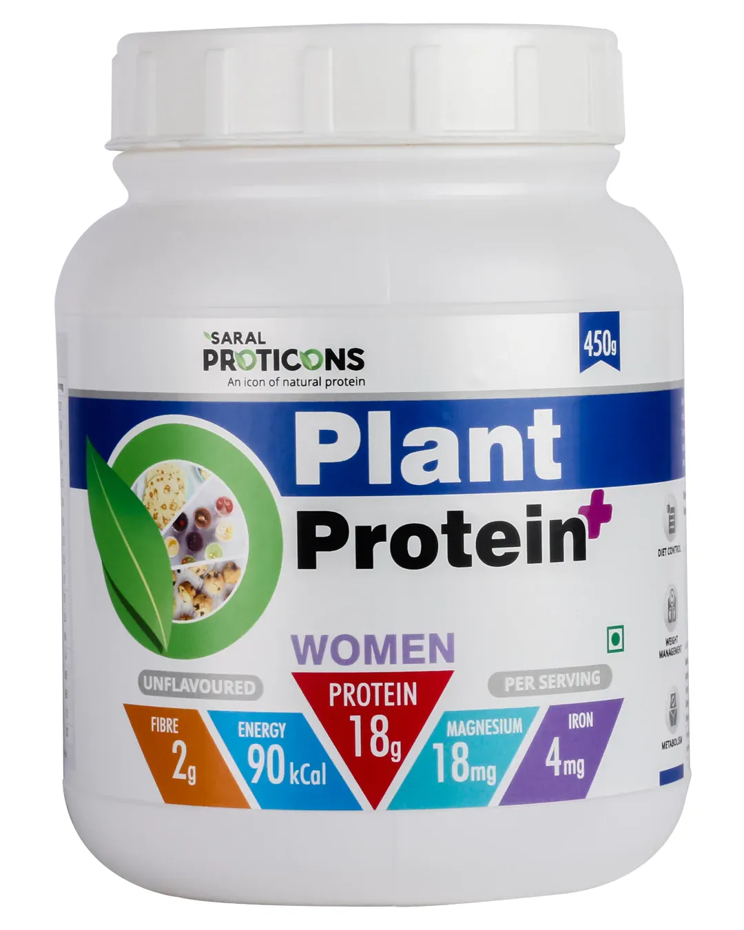 Saral Proticons Plant Protein+ for Women Image