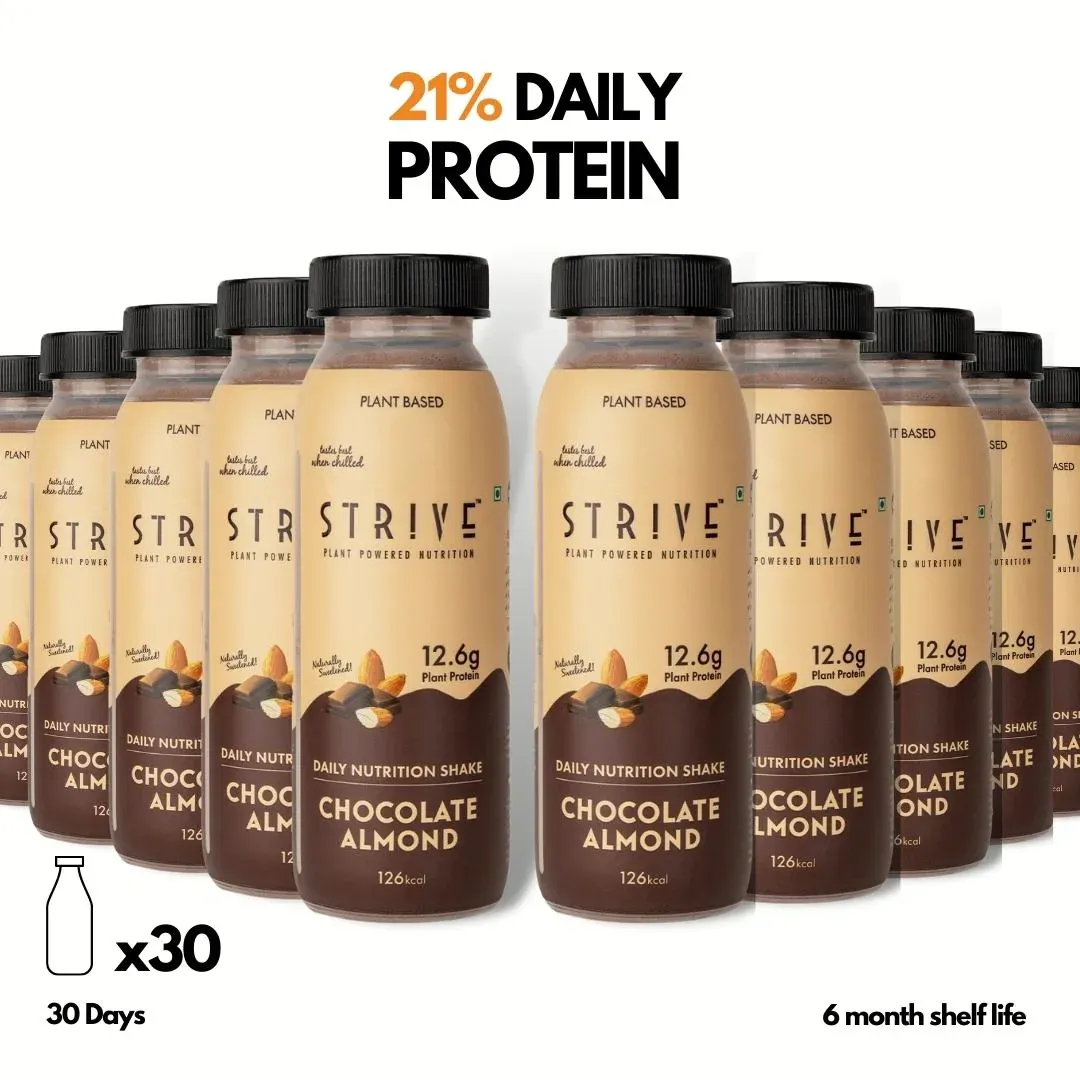 STRIVE Protein Shake - Creamy Chocolate Almond Image