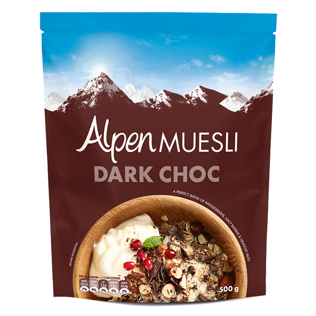 Alpen Muesli Dark Chocolate Image