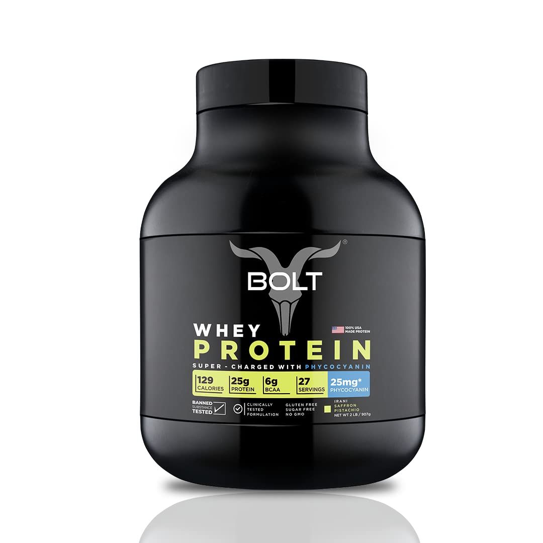 Bolt Whey Protein Powder Saffron Pistachio Image