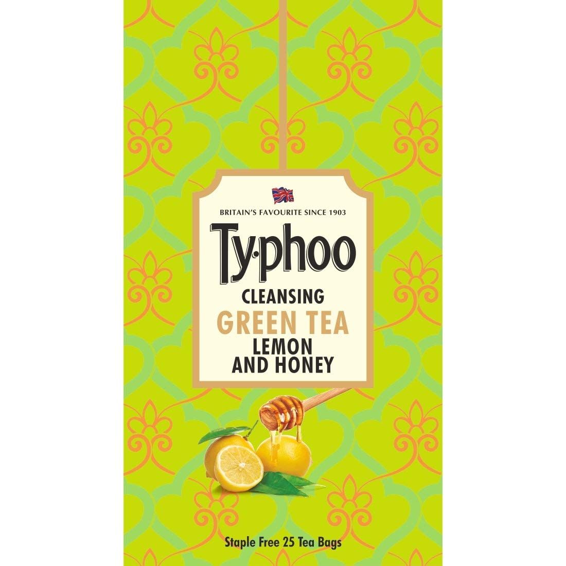 Typhoo Natural Green Tea Lemon And Honey Image
